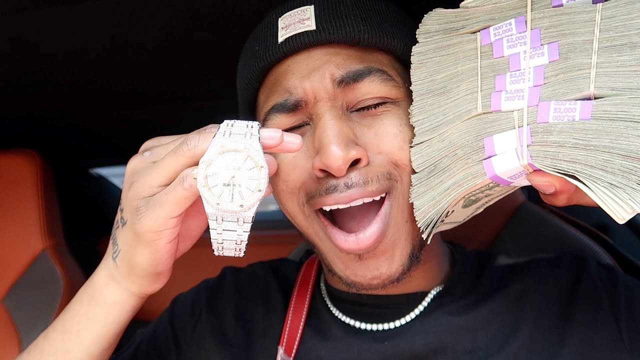 i can't get the house anymore... I SPENT ALL MY MONEY ON A NEW DIAMOND WATCH!!