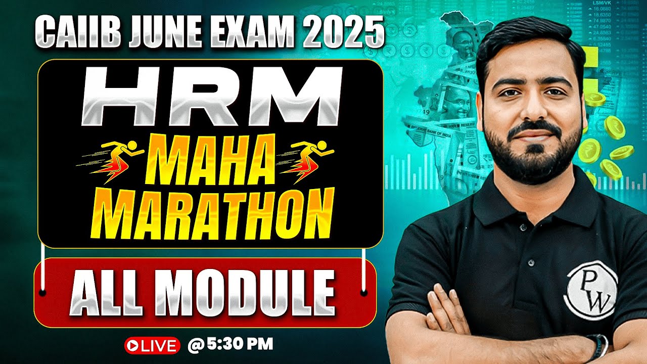 CAIIB HRM Maha Marathon | CAIIB HRM All Modules Marathon Session | HRM CAIIB | by Ashish Sir