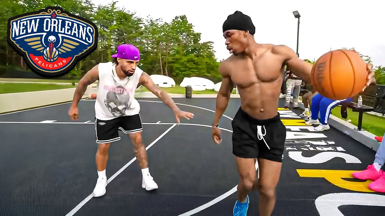 Damii vs NBA PLAYER Jose Alvarado 1v1 Basketball