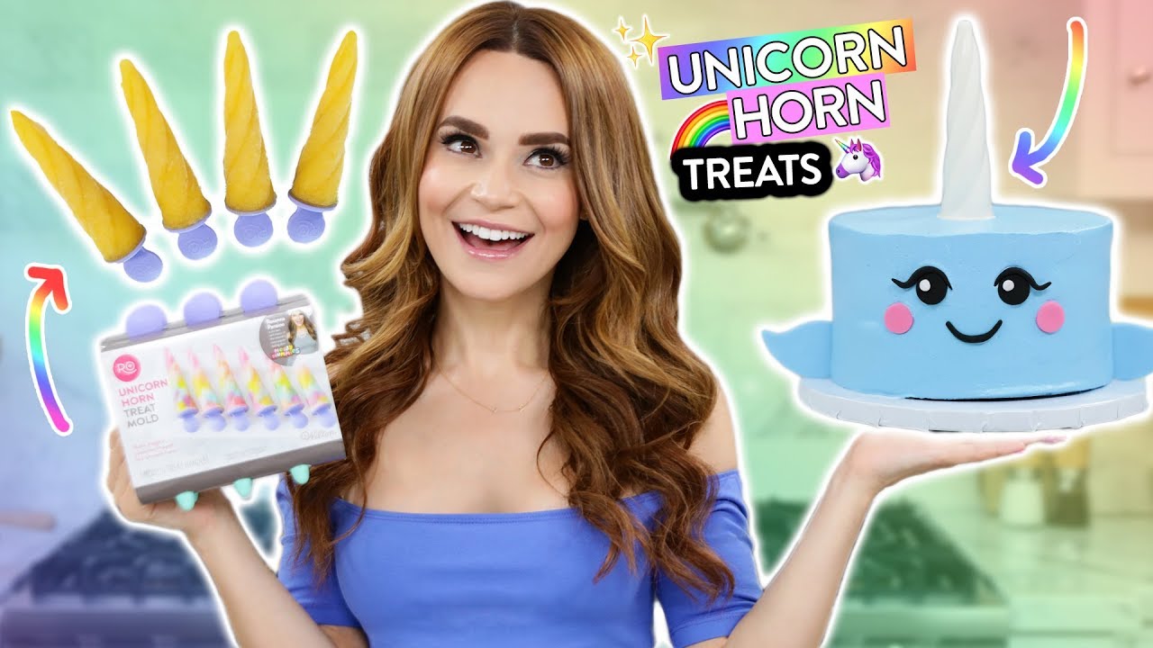 DIY UNICORN HORN TREATS!