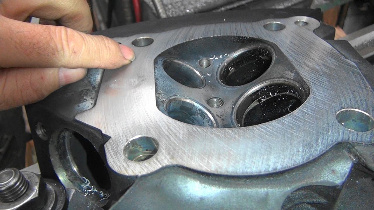 #102 2021 m8 head +2 kpm valves full port valve job welding & surface milling harley tatro machine