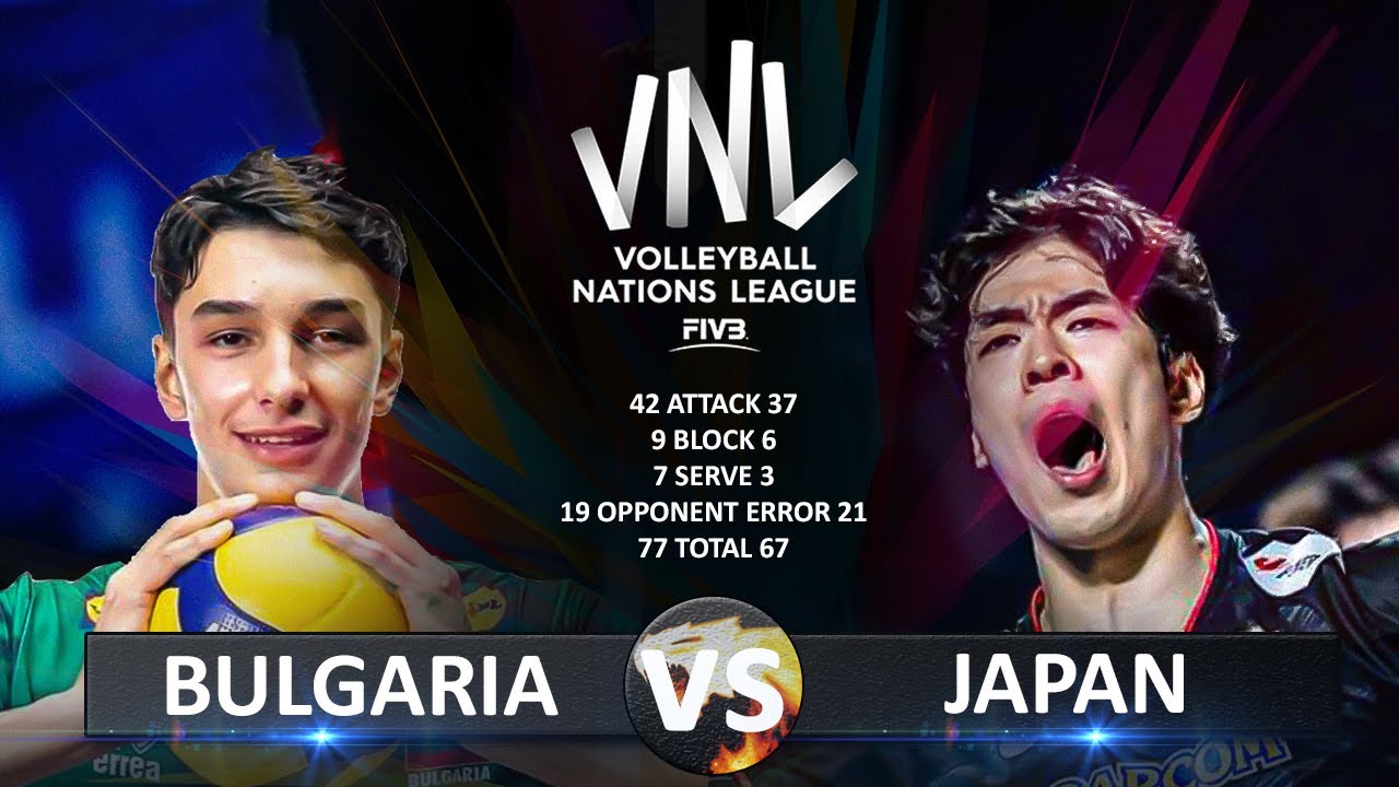 Bulgaria vs Japan | Men's VNL 2025