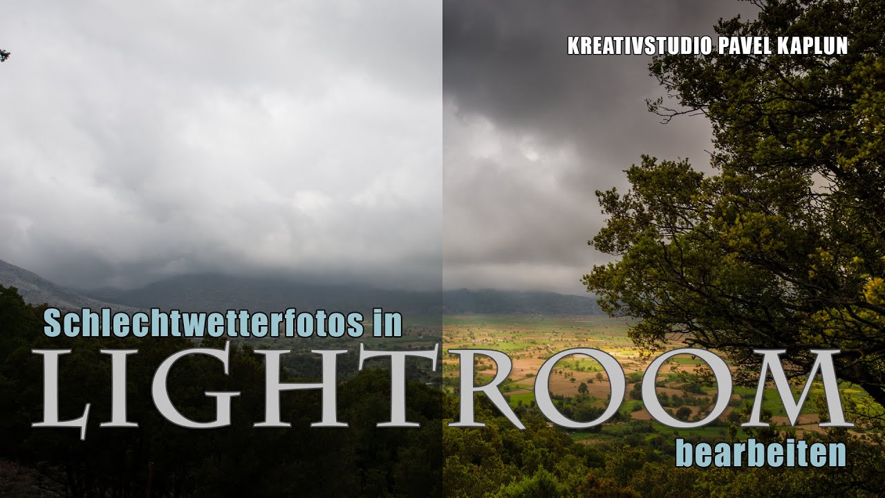 Schlechtwetterfotos in Lightroom bearbeiten