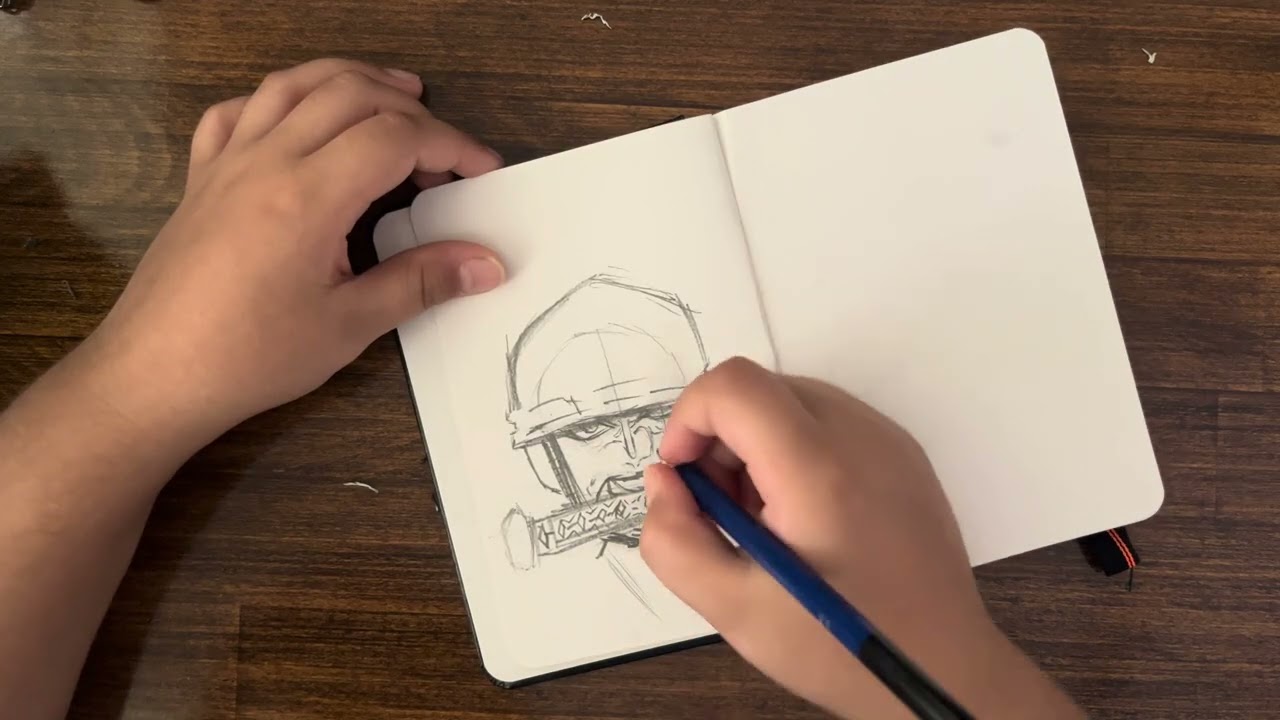 🎨 9-Year-Old Draws Roronoa Zoro from One Piece! | Amazing Kid Anime Art ⚔️