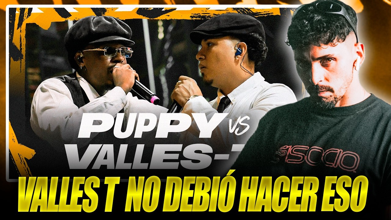 VALLES T VS PUPPY💥⚠️VALLES NO DEBIÓ HACER ESO, ES PENALIZABLE 💥⚠️¿JUSTO? REACCIÓN FINAL FMS COLOMBIA