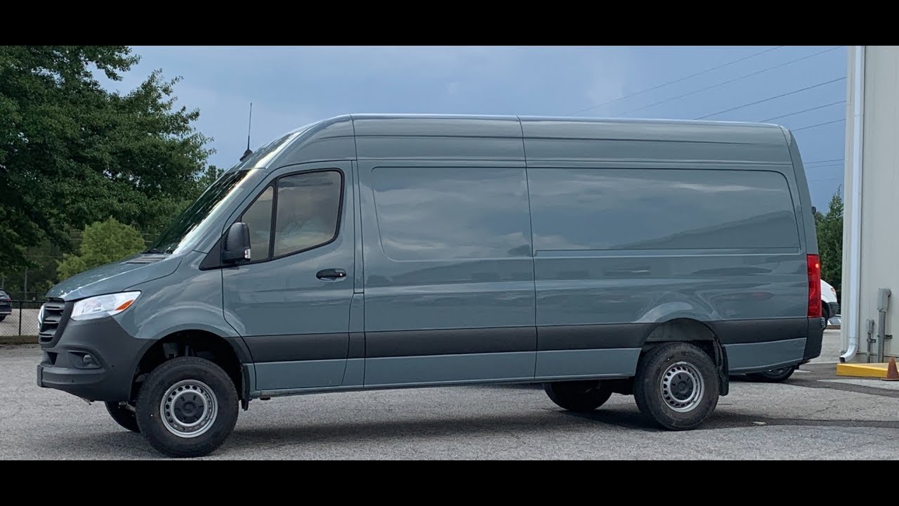 2019 Mercedes Sprinter 170 4X4 Exterior And Interior Walk-around. Before Conversion to RV.