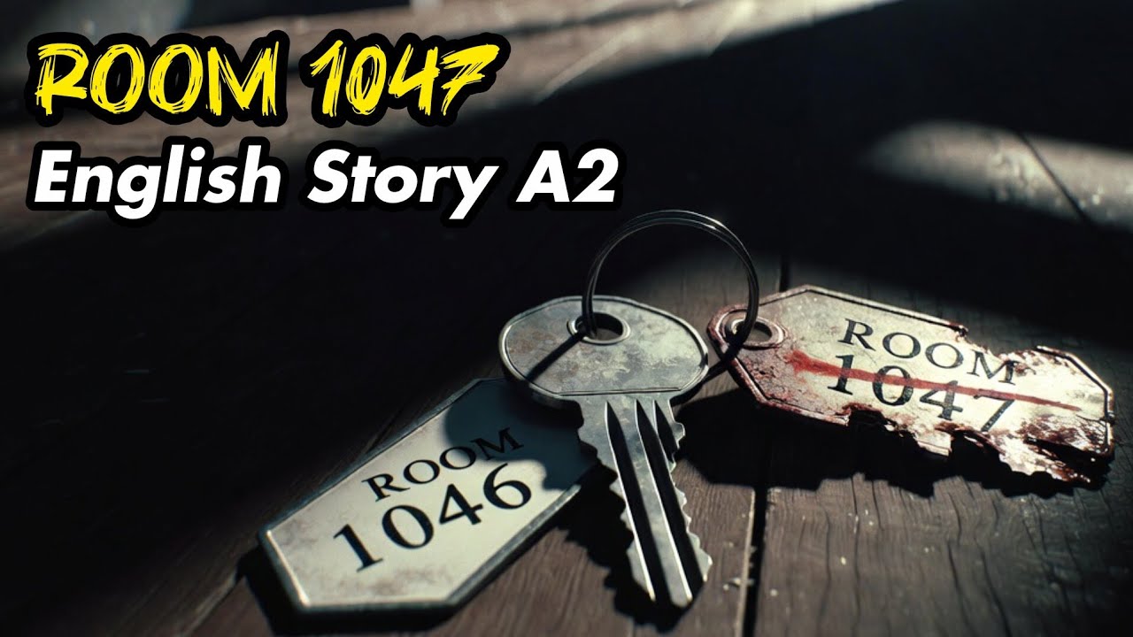 A Ghost in Room 1047 | Simple English Horror Story | listening practice 