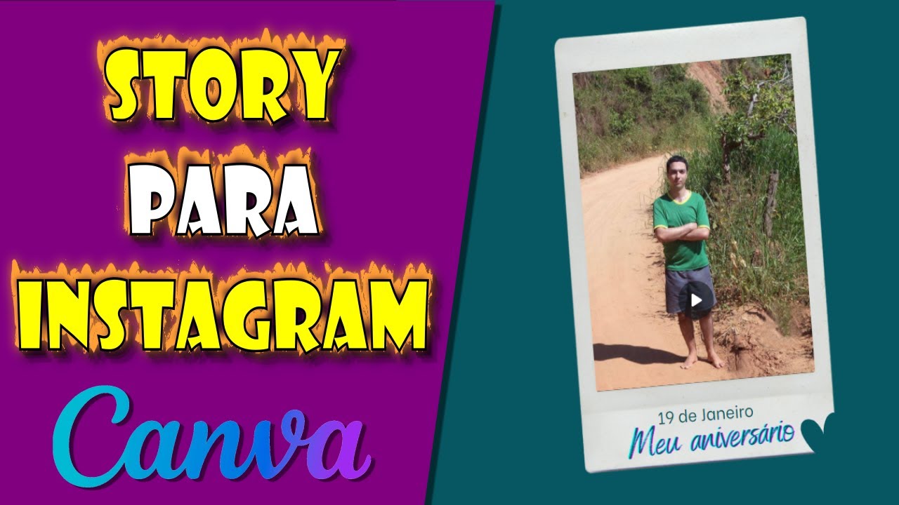 Story para Instagram no Canva