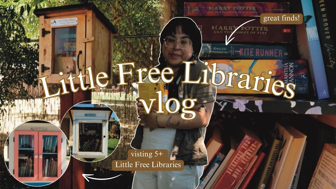 Little Free Library Vlog | Unhauling Books, Great Finds