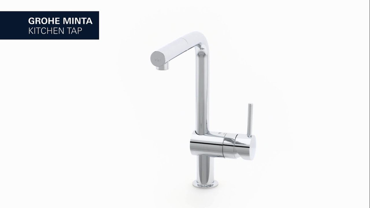 GROHE Minta – The kitchen tap that combines functional excellence and convenience