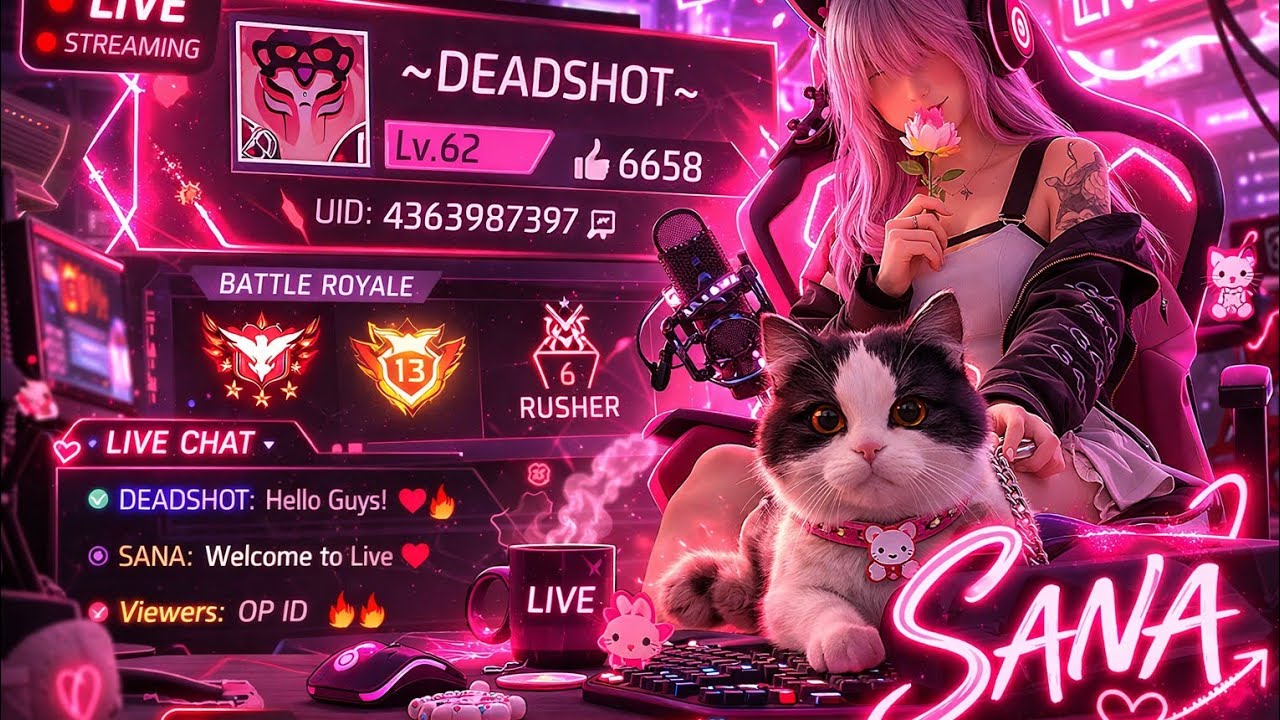 LET'S CHECK ID IN FF AND FUN TOGETHER 😁📈 COME FAST 😉 WARNING ⚠️ USE EARPHONE