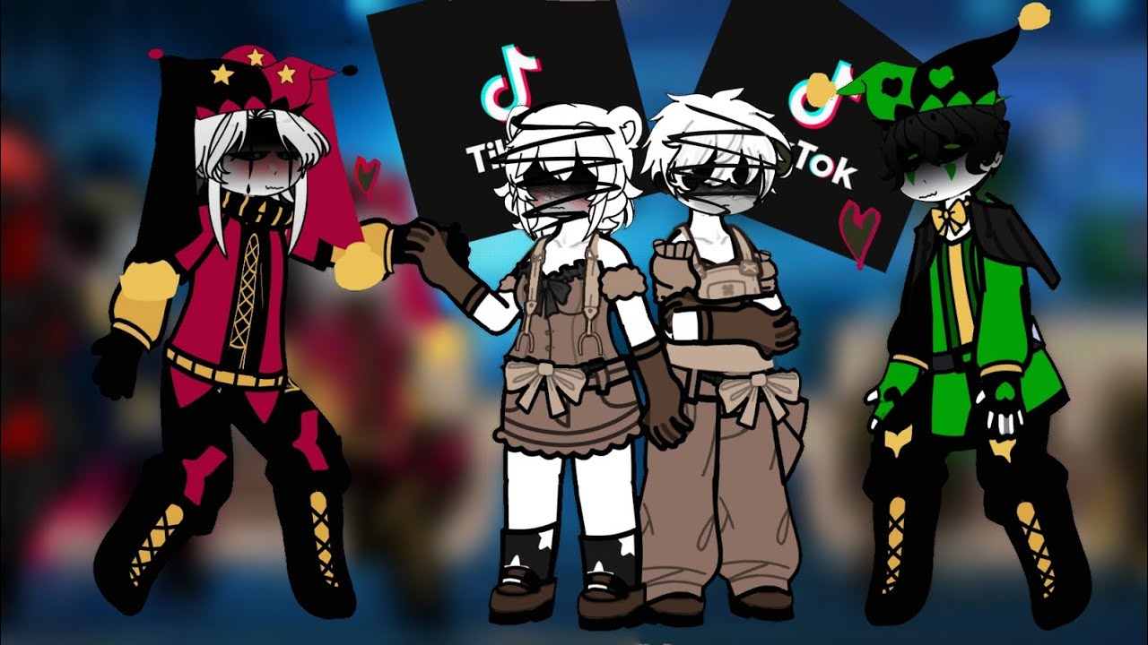 The Freak Circus react to F!yn and M!yn as Random Gacha Tiktok // MC x all