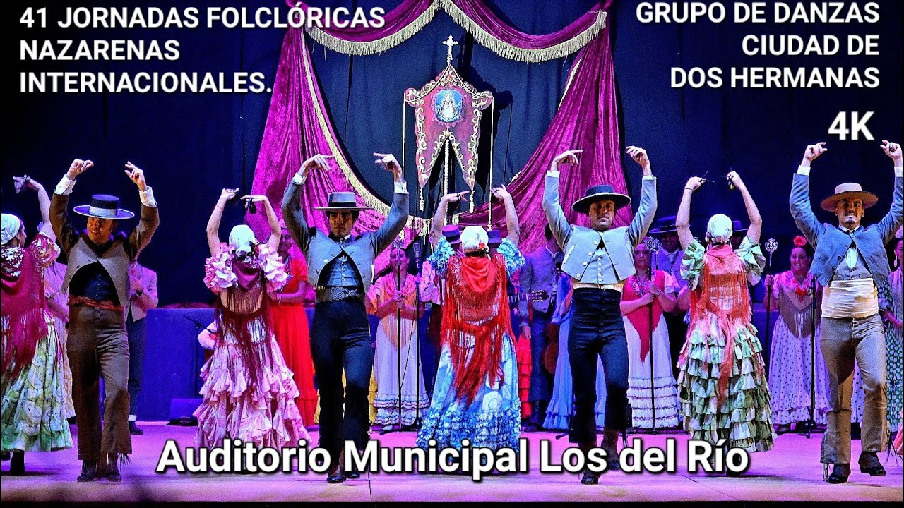 41 JORNADAS FOLCLÓRICAS NAZARENAS INTERNACIONALES 2023. GRUPO DE DANZAS CIUDAD DE DOS HERMANAS. (4K)