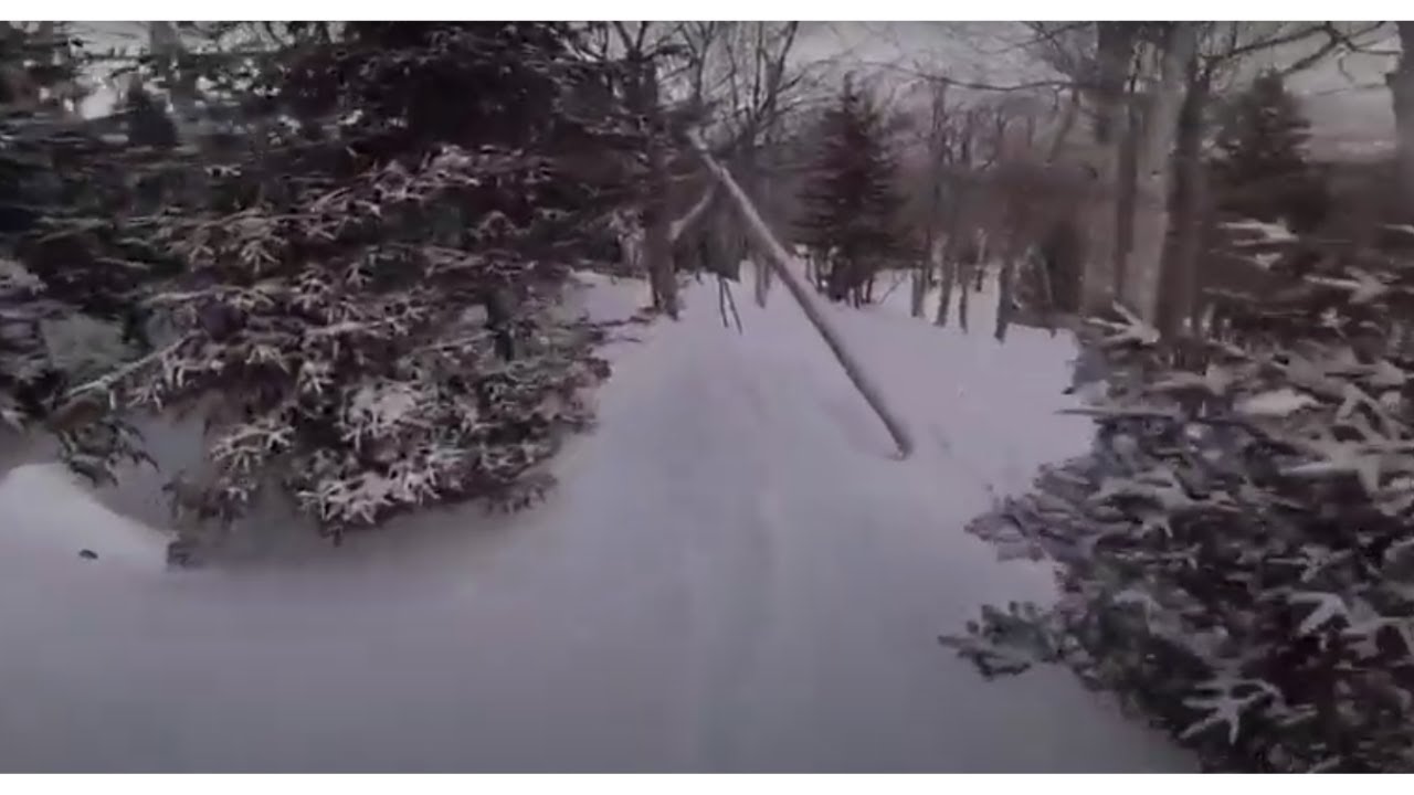 Skiing Broccoli Garden at Sugarloaf Mt.