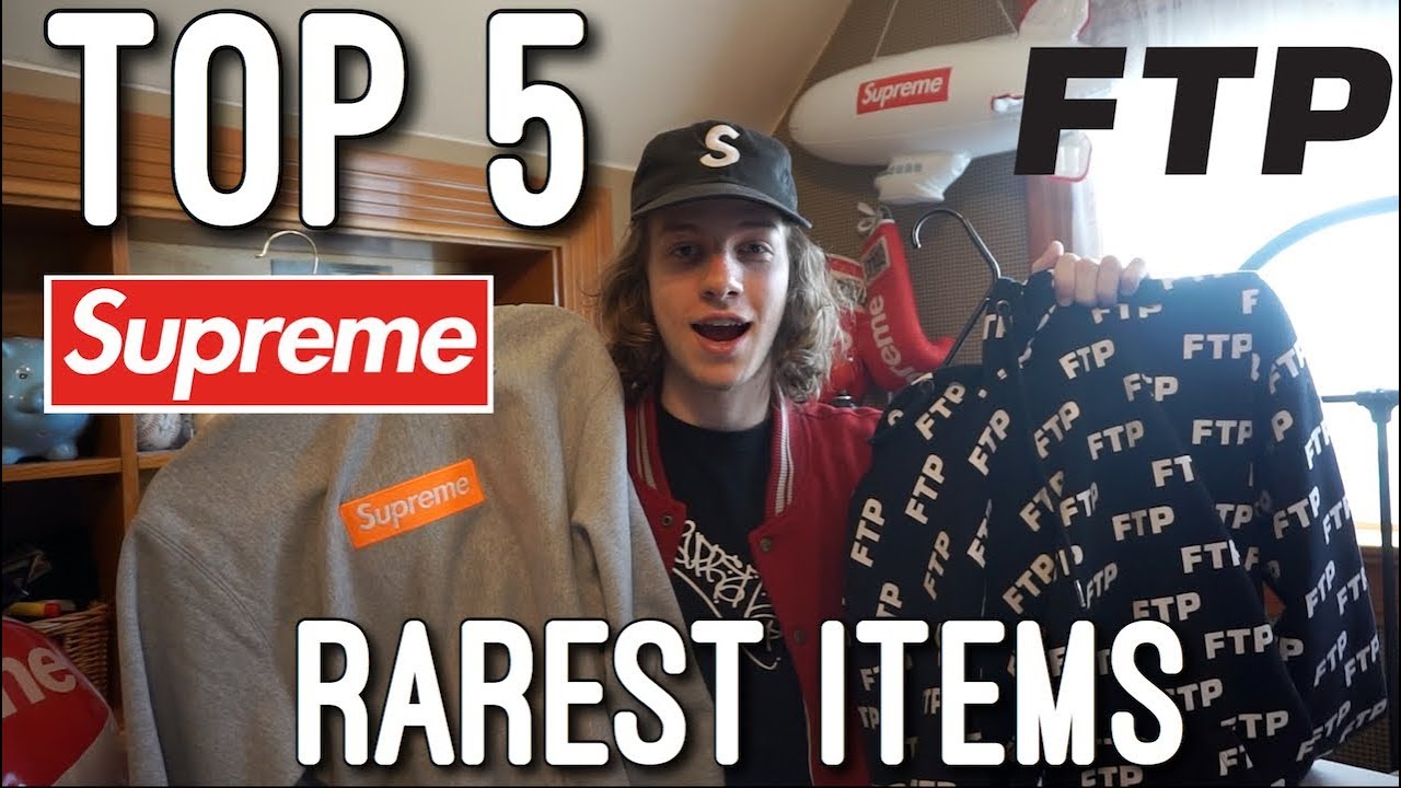 Top 5 Rarest Clothes In My Collection! (Supreme, FTP, Palace)