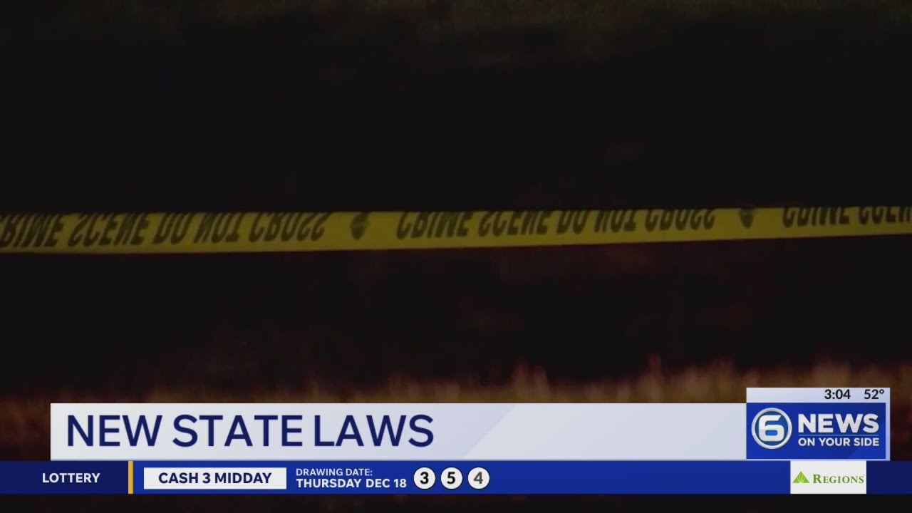 New Tennessee laws going into effect in 2026