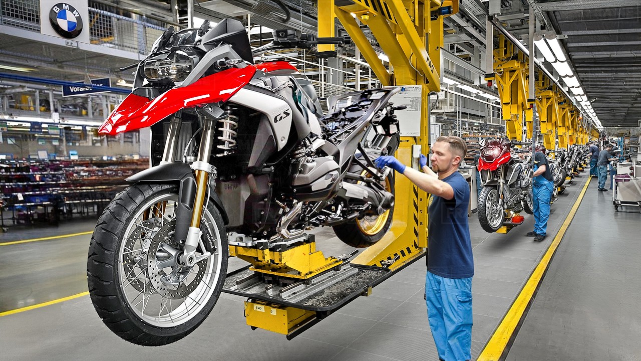 Inside Massive German Factory Building  BMW Motorrad Bikes From Scratch