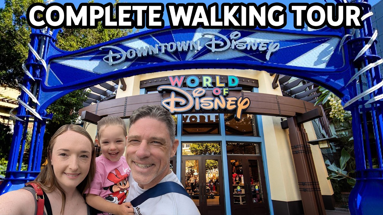 Экскурсия по торговому центру Downtown Disney 2025 — каждый магазин и что нас ждет!