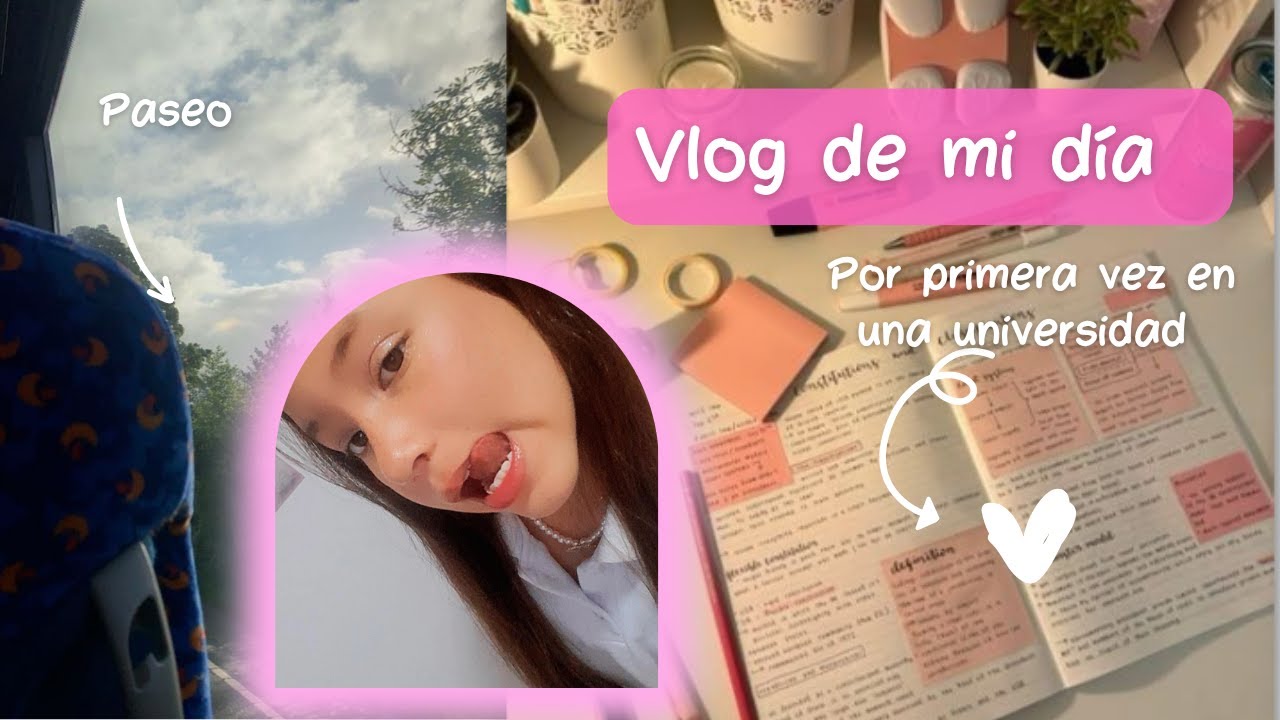 Vlog de mi día, voy a una universidad 🤍🦢✨️