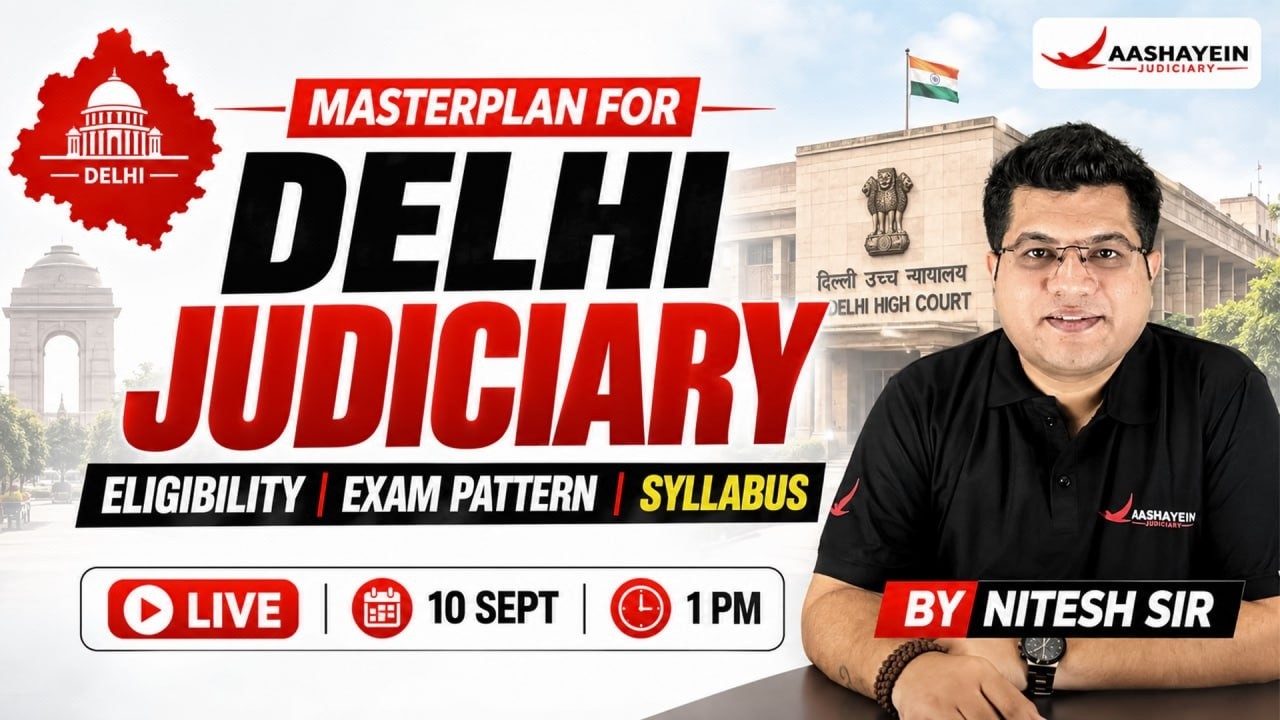 MASTERPLAN For Delhi Judiciary Exam🔥| DJS Syllabus, Eligibility & Exam Pattern | By Nitesh Sir