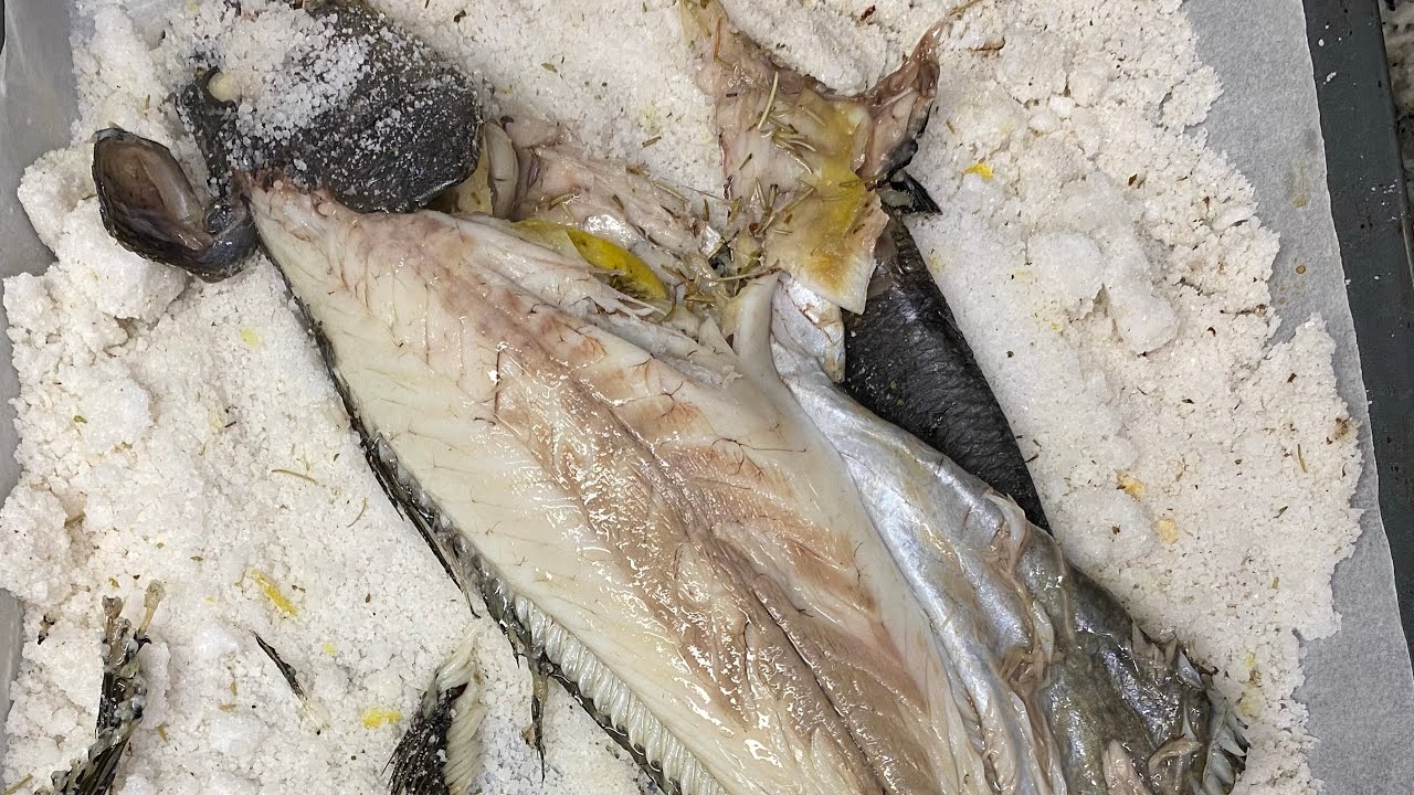 PESCADO a la SAL Perfecto al Horno | Corvina, Dorada y Lubina. RECETA DE la SAL Perfumada