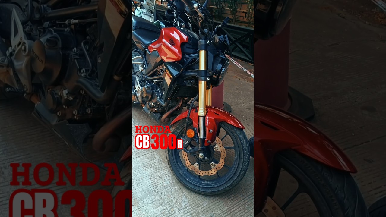 #21 New Honda CB 300R PEARL SPARTAN RED 2025 #mabvlogs #shorts