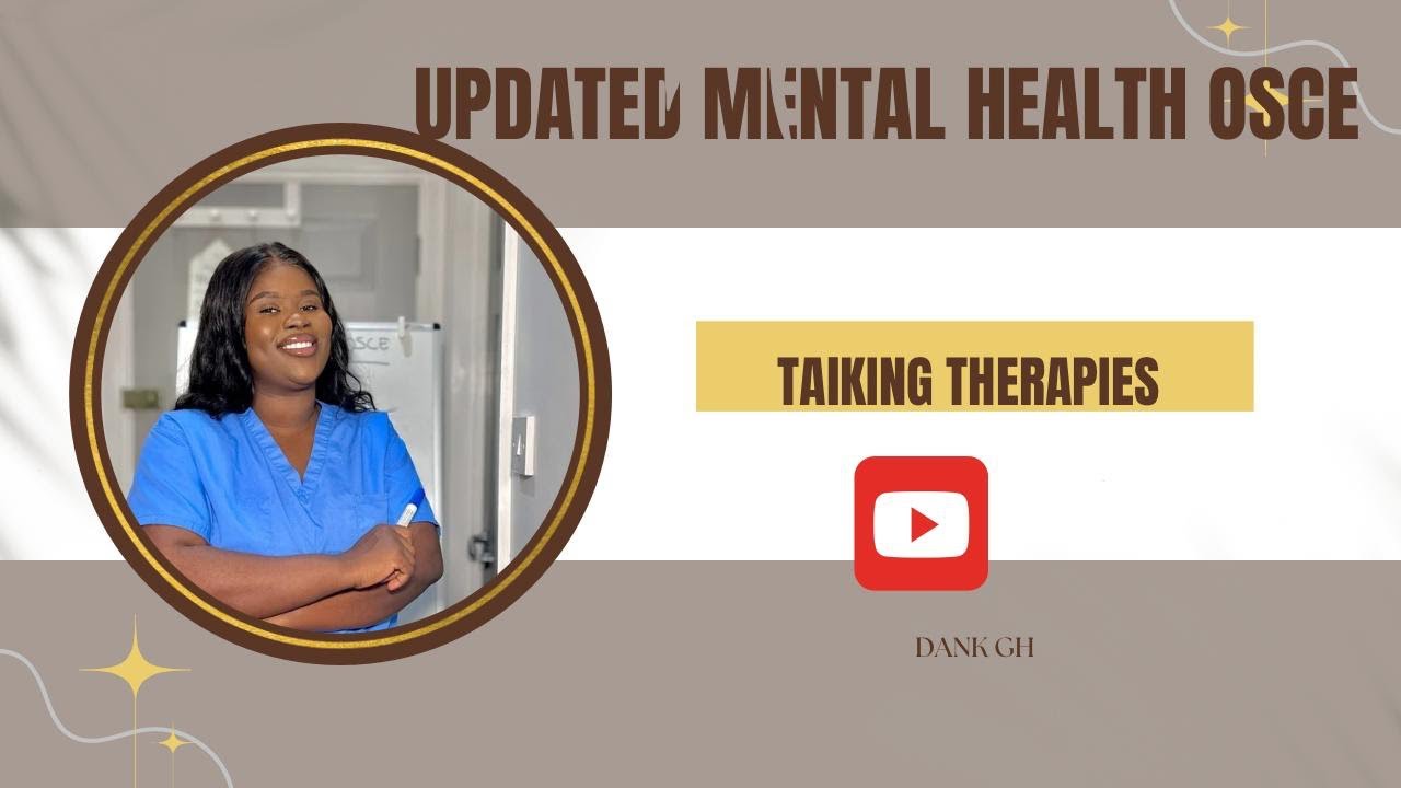MENTAL HEALTH OSCE | TALKING THERAPY | SKILL STATION | APIE| PHQ9