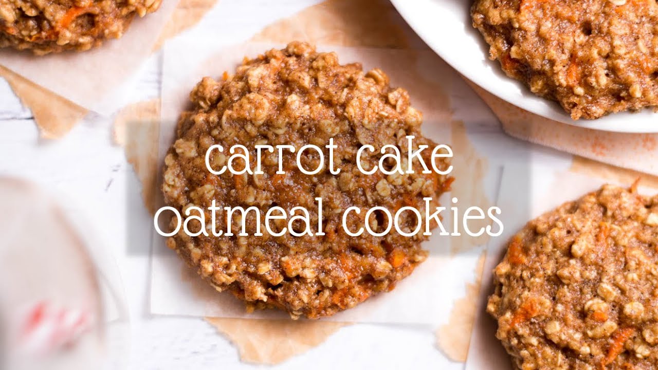 Carrot Cake Oatmeal Cookies | Amy's Healthy Baking