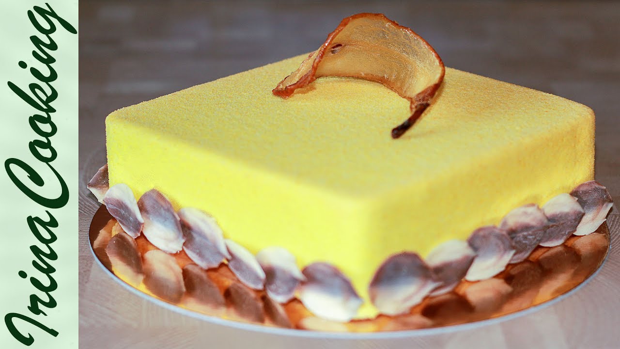Муссовый ТОРТ Груша - Карамель 🍰 Нежный и Очень вкусный