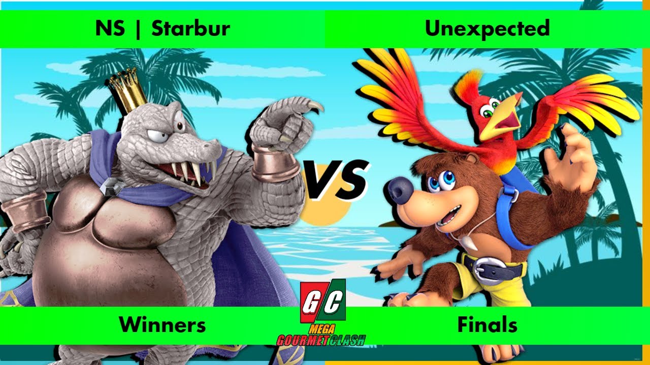 Mega Gourmet Clash #5 - Starbur (K Rool) vs Unexpected (Banjo) Winners Finals - Ultimate Singles