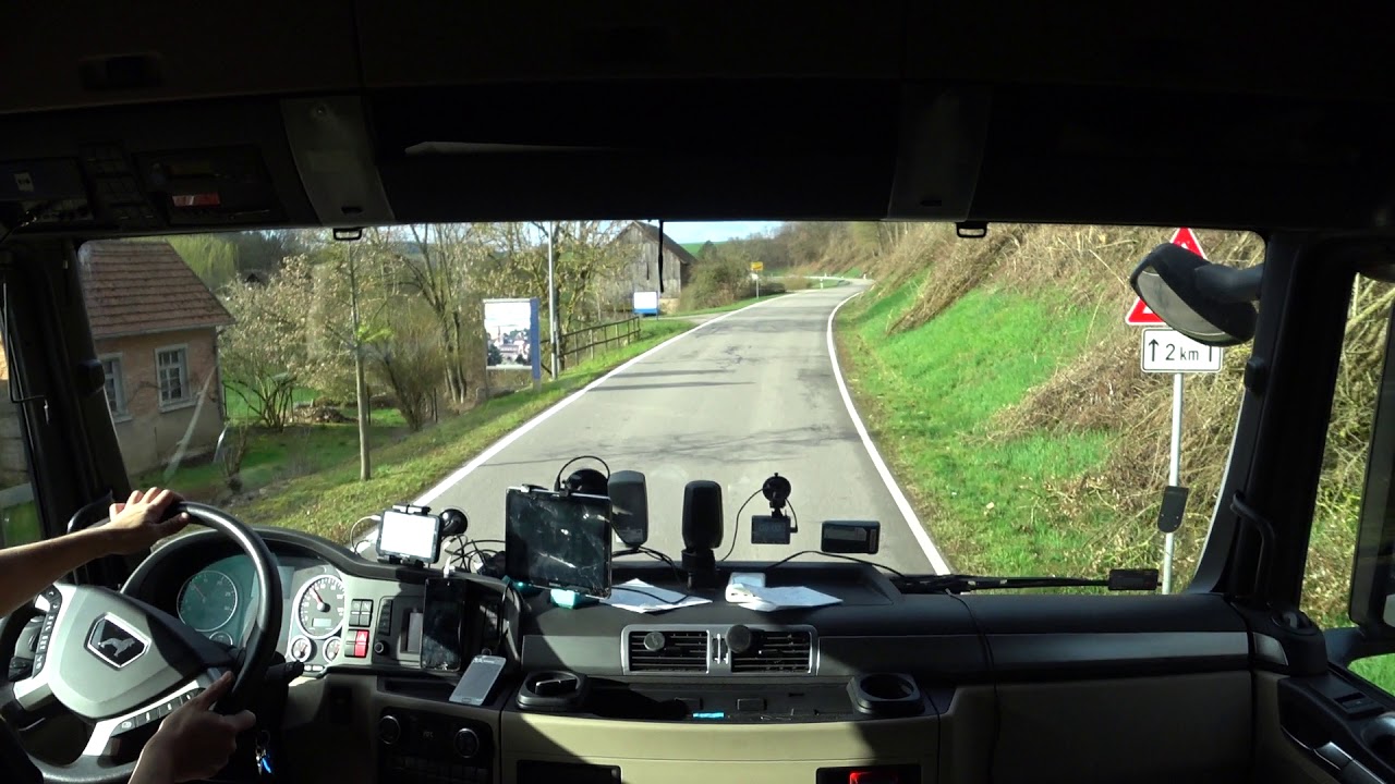 POV Driving MAN TGX 18.500 Germany