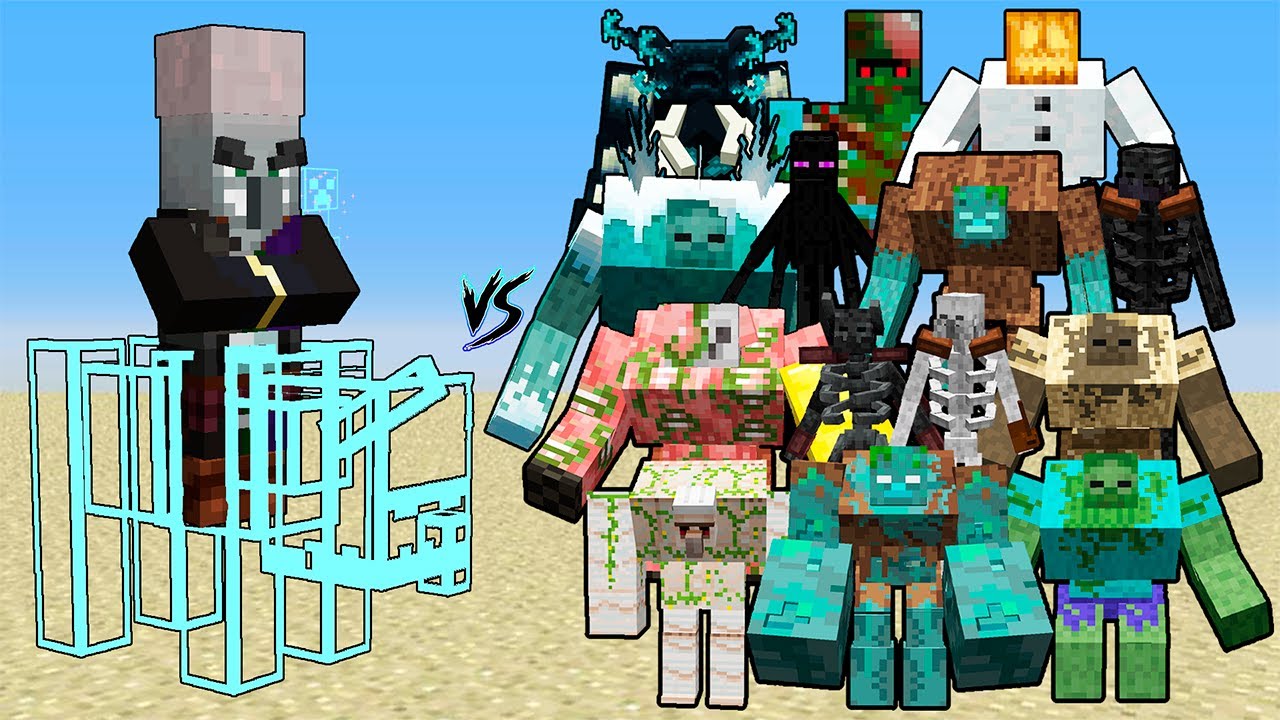 Magispeller vs All Mutant Mobs - Fight Minecraft Battle