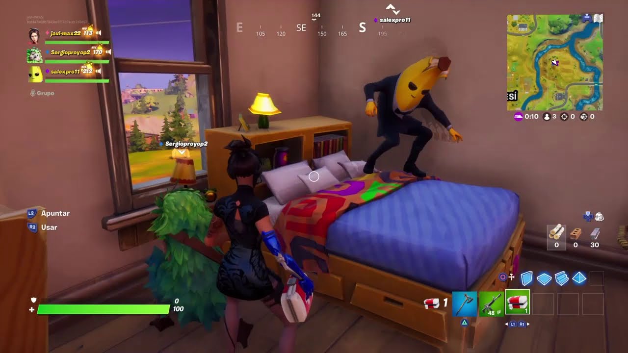ROBAMOS en LA AGENCIA Aqu&iacute; no hay quien viva Fortnite 152