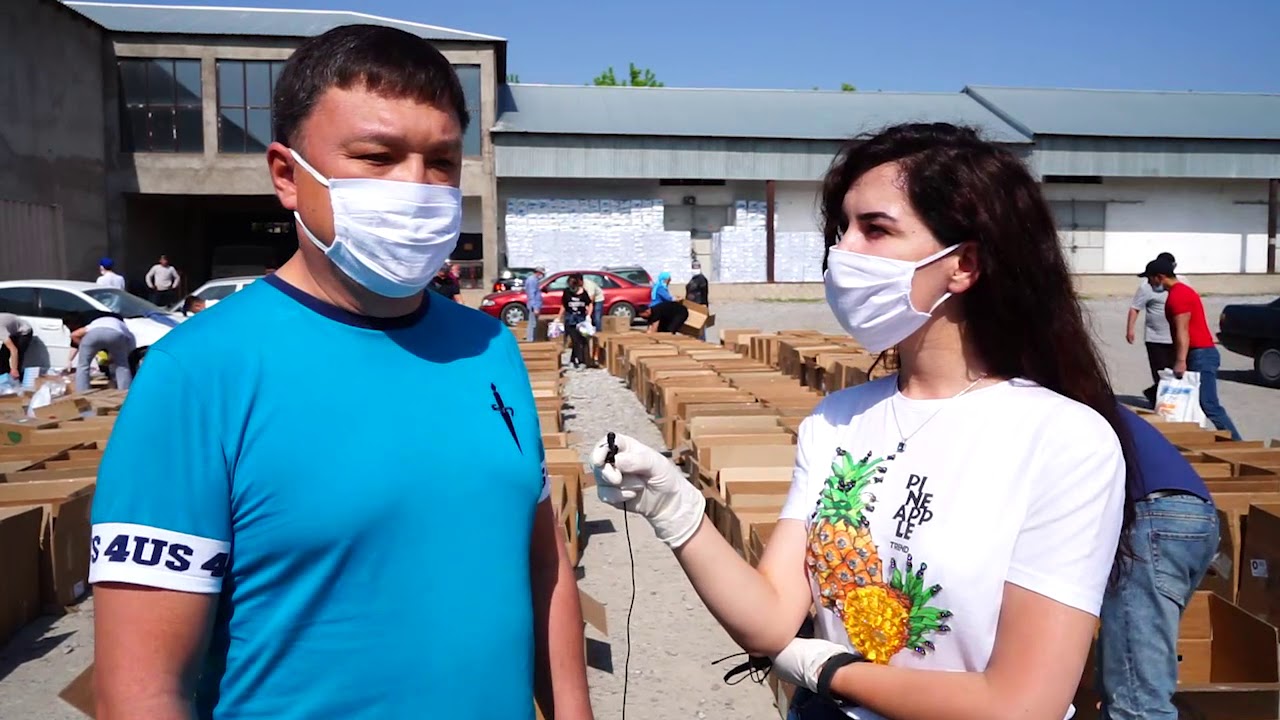Открывай Шымкент: Жителям раздали продукты