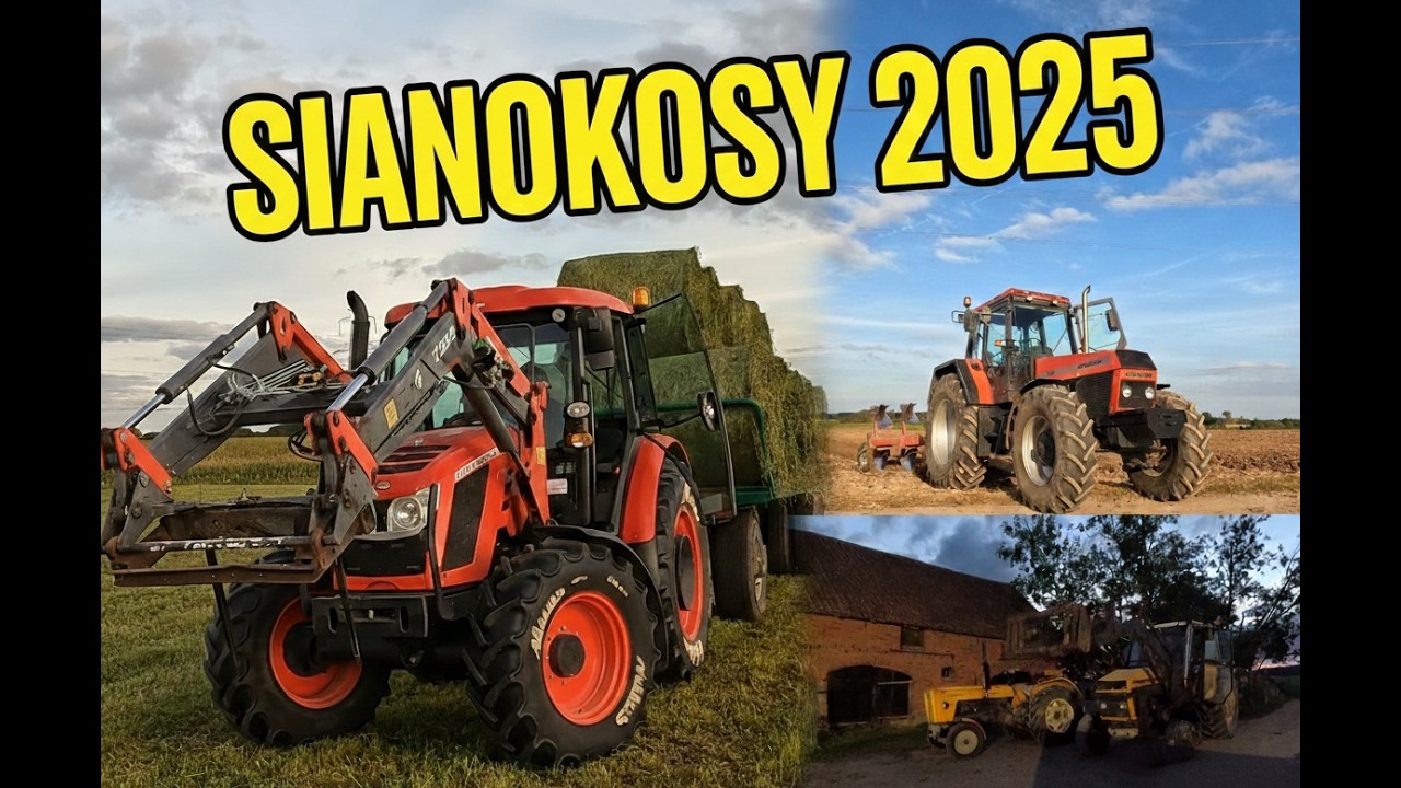 ✓Sianokosy z polskim klimatem 2025✓Ursus 1634, c360, 902, Zetor proxima cl 100✓