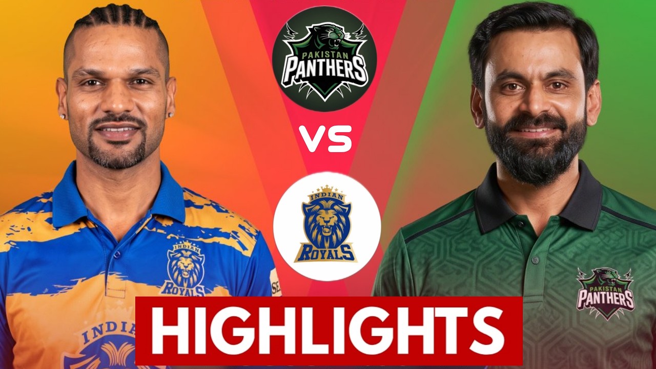 Pakistan Panthers vs Indian Royals Full Highlights Asian Legends League 2026 | IND vs PAK