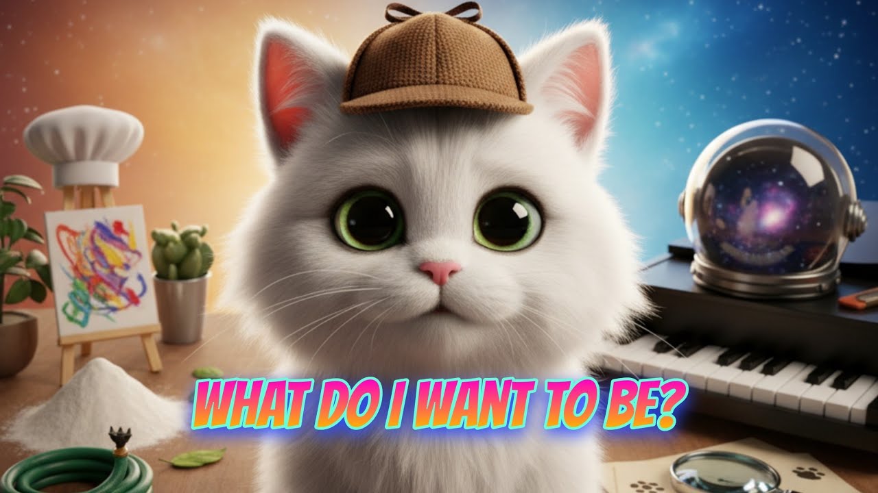 🐱​The Heartwarming Story of a Cat Finding His Purpose 🕵 👨&zwj;🍳👨&zwj;🚒👩&zwj;🚀