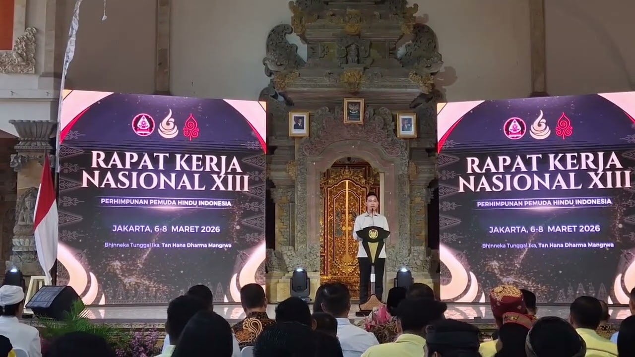 Terimakasih Bapak Gibran Rakabumi Sudah Hadir Dalam Acara:Perhimpunan Pemuda Hindu Indonesia Peradah