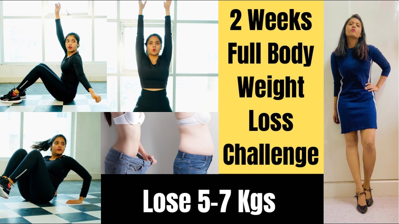 2 Weeks Full Body Transformation Weight Loss Challenge at Home | Somya Luhadia