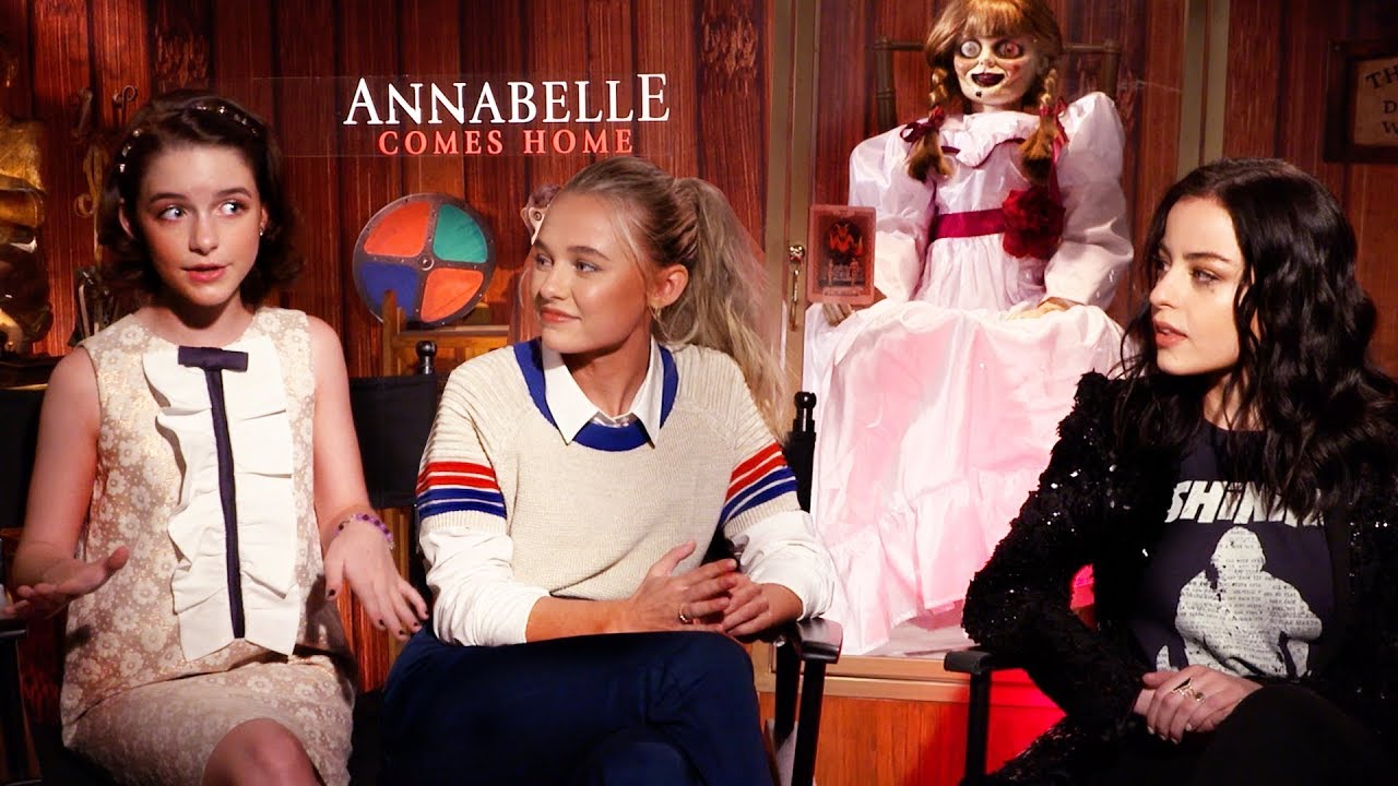 McKenna Grace, Katie Sarife & Madison Iseman Interview for Annabelle Comes Home