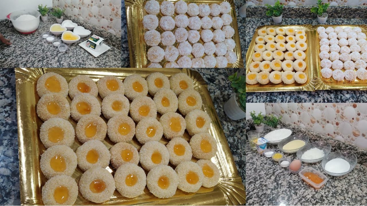 الريشبوند الحلوة الشهيرة على حقها وطريقها 😋وحلوة السميد الهشة بدون زبدة