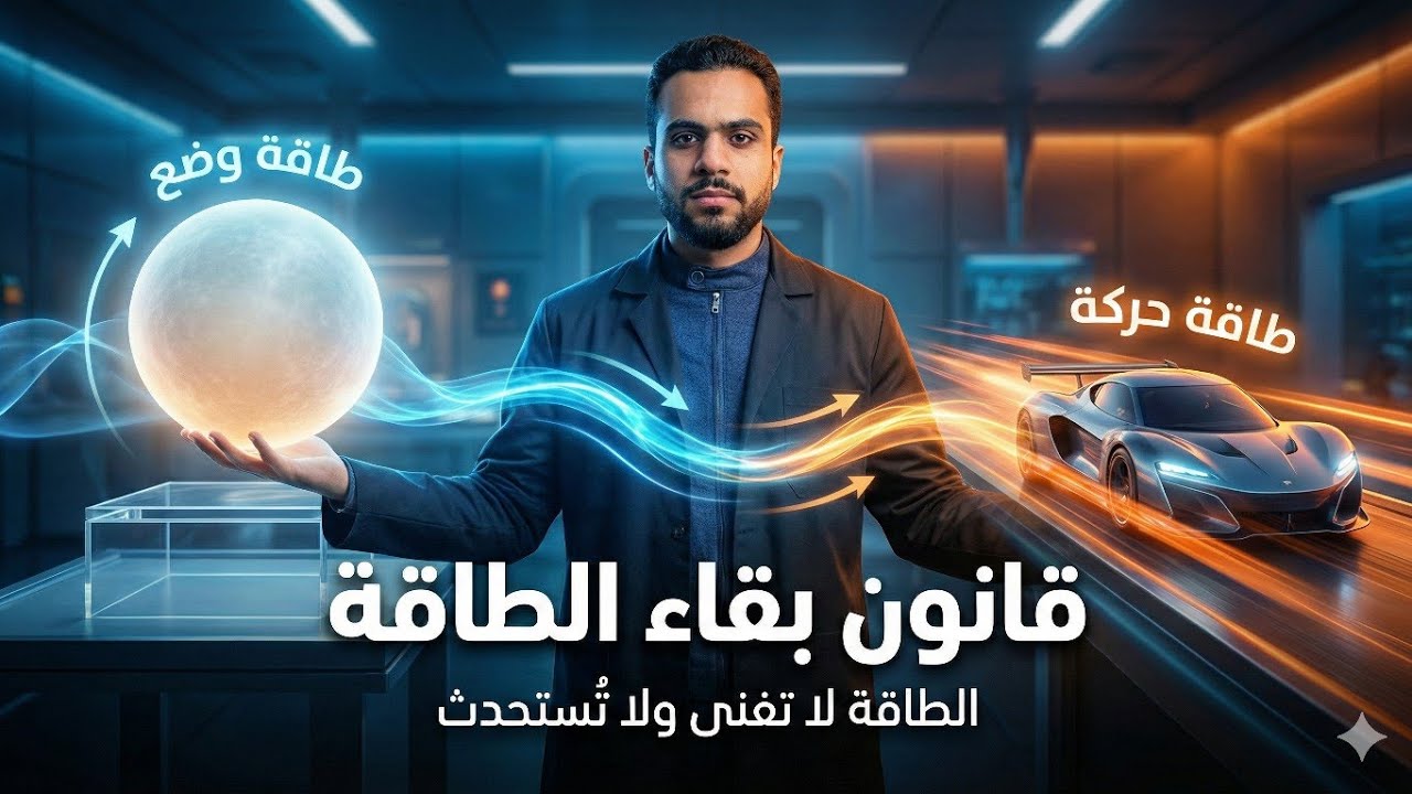 شرح قانون بقاء الطاقة | فيزياء الصف الثاني الثانوي – الترم الثاني