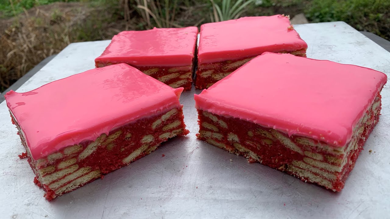 Kek Batik Nestum Strawberi  Mudah Untuk Disediakan |  Resapi Baru Untuk