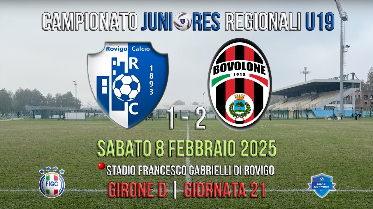 U19 R ⚽ Full Match | Rovigo - Bovolone 1918 (1-2)