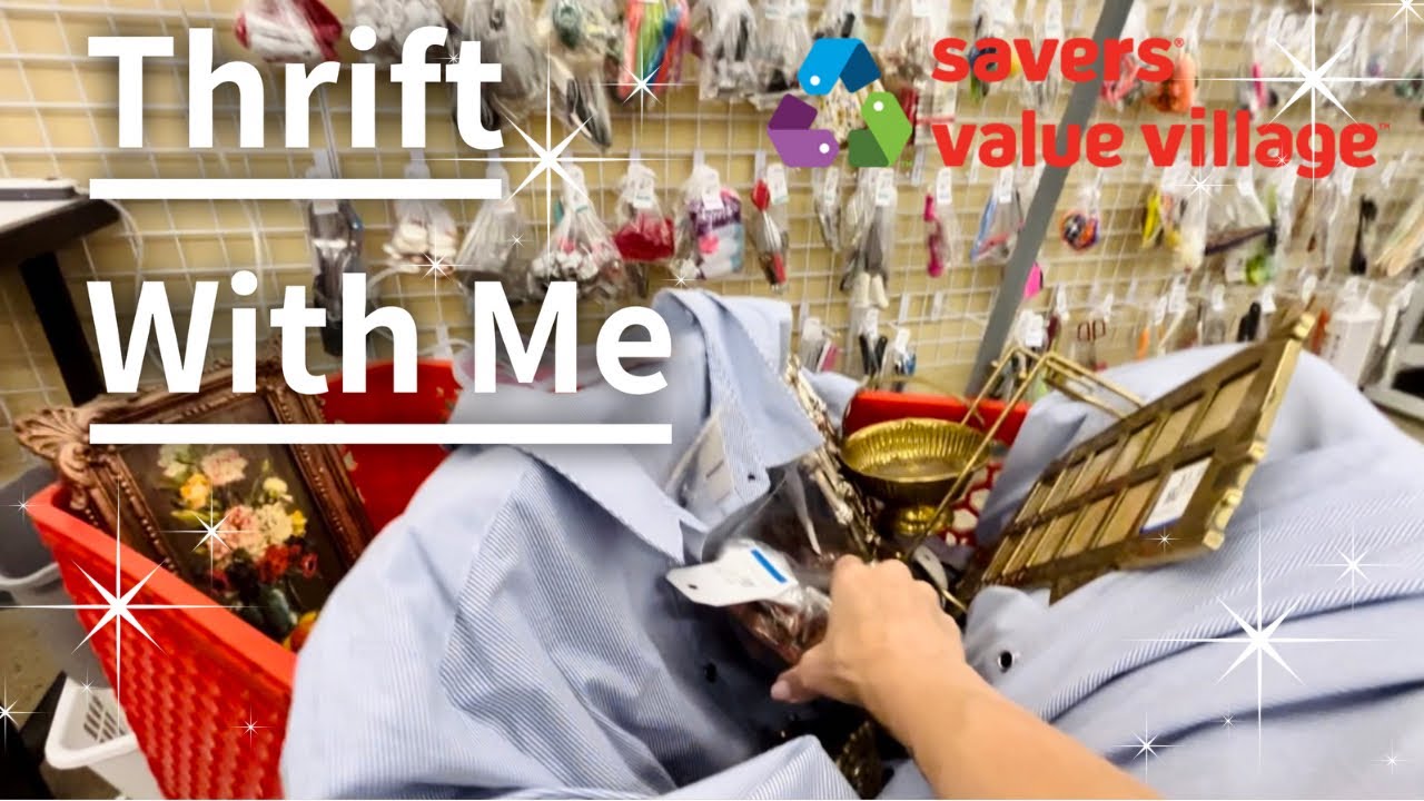 Thrift With Me | Thrifting Value Village For My Etsy Vintage Shop & Vintage Booth 🇨🇦