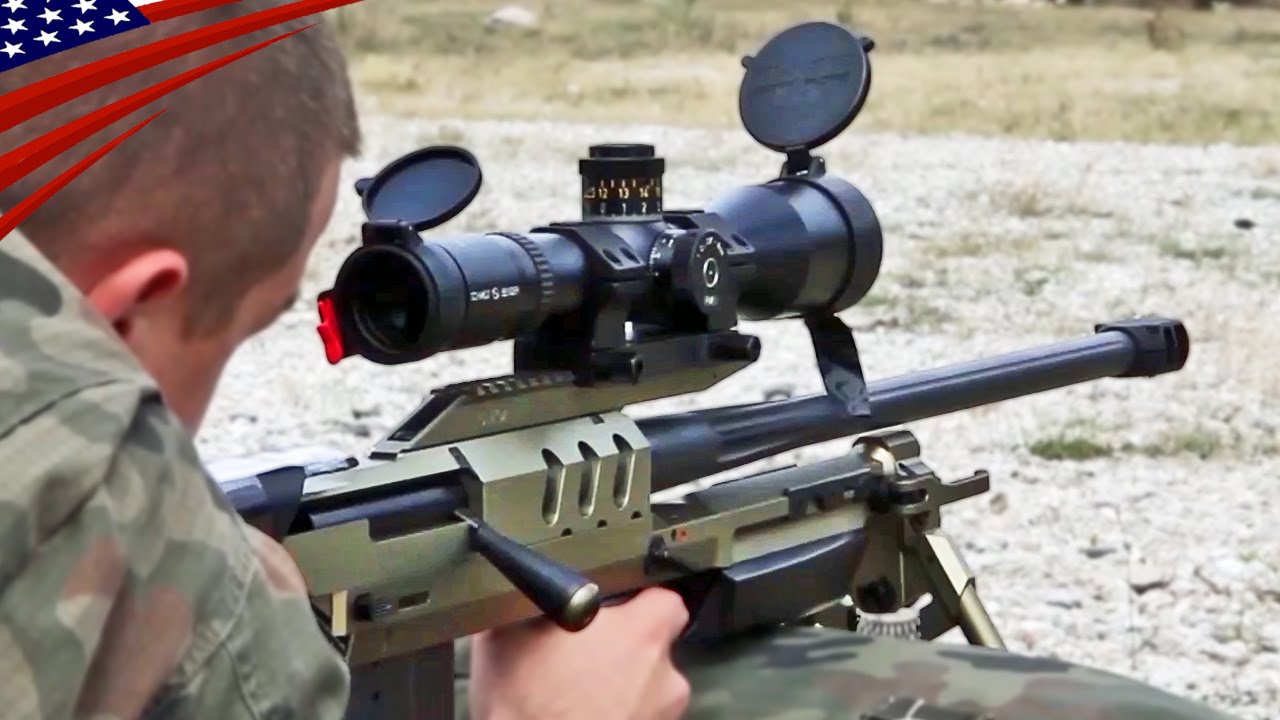 Bor Sniper Rifle, UKM-2000 Machine Gun etc. Polish Army Shooting - ボル狙撃銃･UKM-2000機関銃ほか、ポーランド軍の射撃
