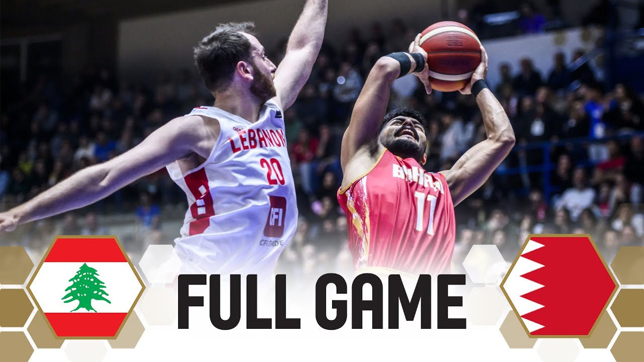 Lebanon v Bahrain | Full Basketball Game | FIBA Asia Cup 2025 Qualifiers