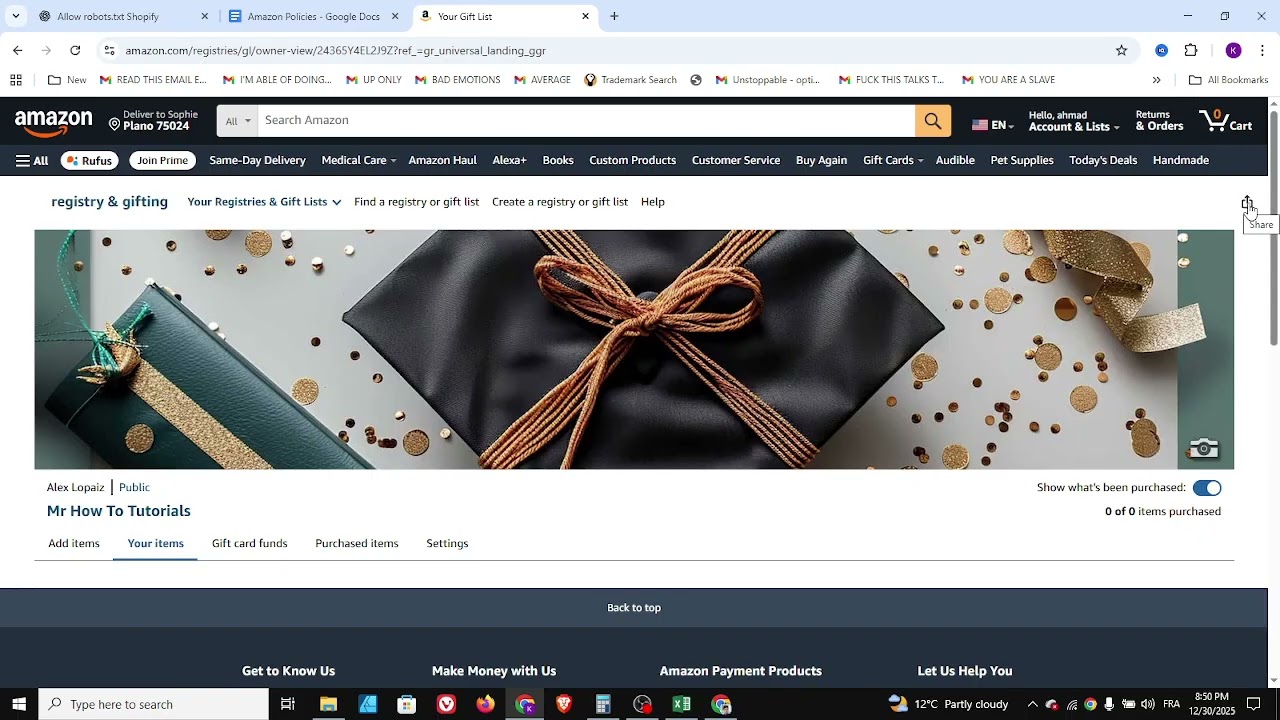 Как поделиться ссылкой на список подарков Amazon &mdash; полное руководство
