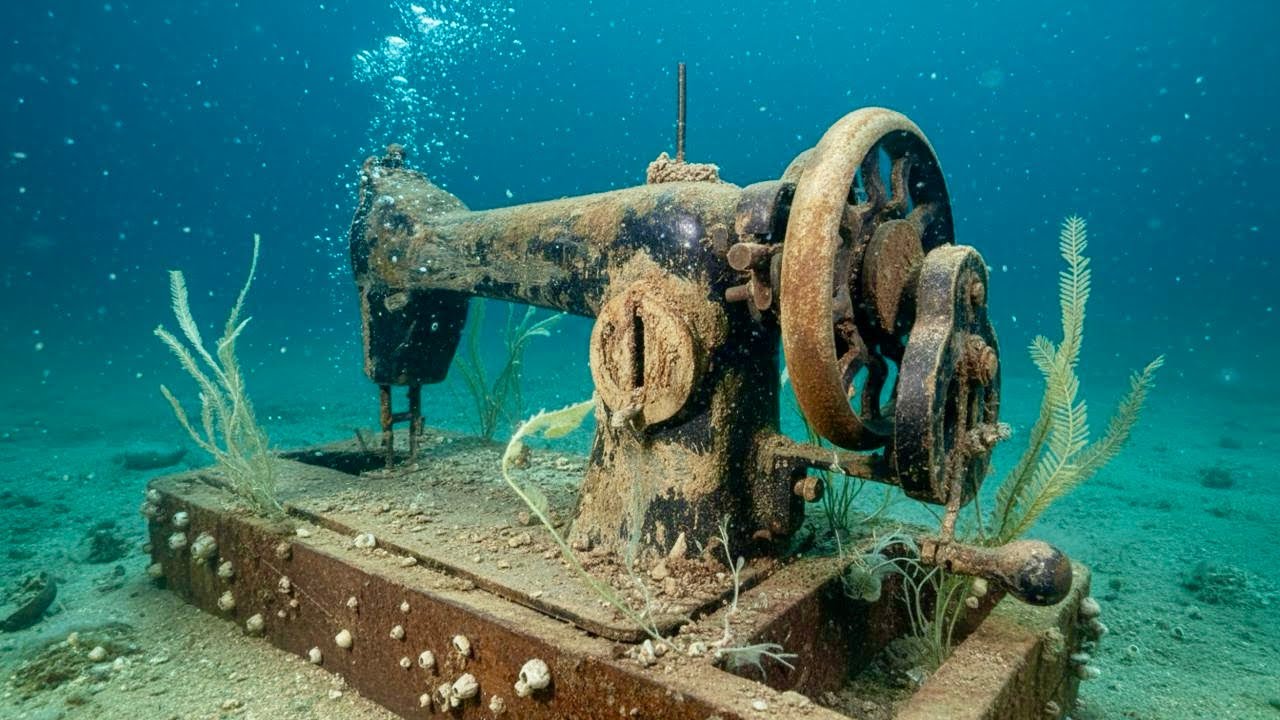 I Restored a Sewing Machine Lost Underwater for Decades | Full Rust Restoration | A Hand