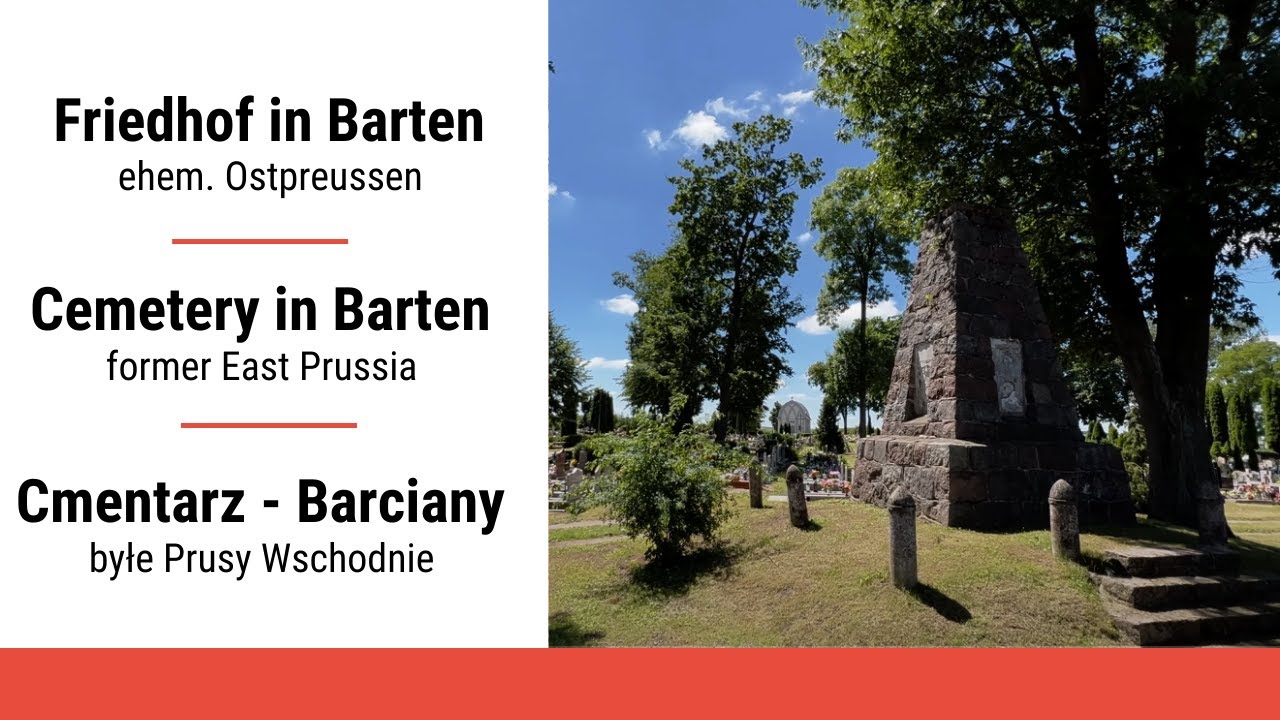 Der Friedhof in Barten (heute Barciany), Kreis Rastenburg (heute Kętrzyn)
